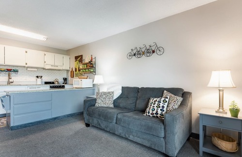 Bend Condo | "Truth or Deer" Riverfront Condo on the Edge of Downtown Bend