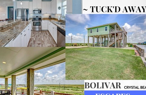 Port Bolivar House | Tuck'd Away - Beautiful home on a canal. Great for fishing!