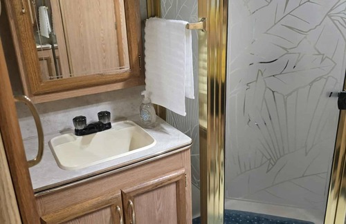 Jonestown House | Turtle Club RV fully renovated and can sleep up to 4.