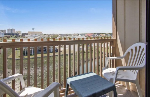 North Myrtle Beach Condo | Turtle's Nest condo - private beach access, panoramic inlet/partial ocean viewsn