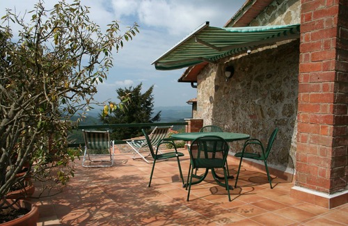 Gaiole in Chianti Apartment | Tuscan apartment with magnificent panorama, private pool, WLAN, pure nature, relaxation