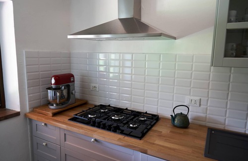 Volterra House | Tuscany holiday home for 2-6, private pool, fenced garden, scenic terrace view