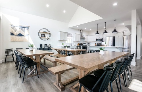 Table Rock House | Twisty slide, Lake view, Hot tub, Indoor pool, Fire pit | Skye Retreat