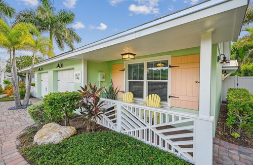 Holmes Beach Cottage | Two Bedroom Cottage with Tropical Landscaping Surrounding Private Heated Pool!