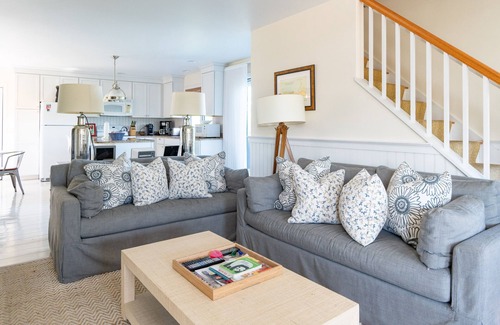 Surfside House | Two Cottages across from the beach with 7-bedrooms & Pool in charming Nantucket