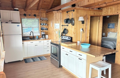 Bear Lake Cottage | Two lakefront cottages, 158 feet of frontage on Bear Lake