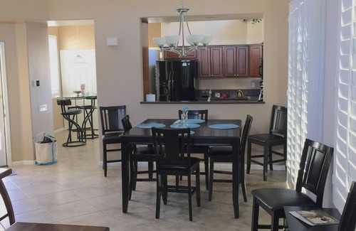 Cathedral City Villa | Two Master Suite Villa/House with Outdoor Granite Bar Kitchen - Fire Pit & Table