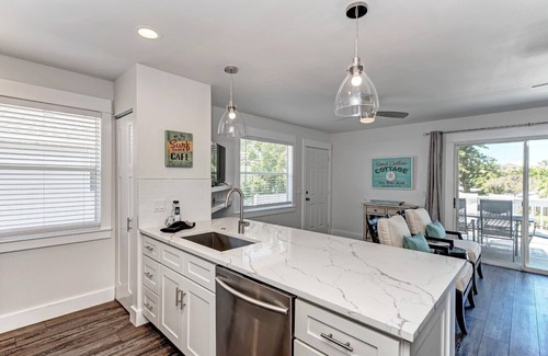 Holmes Beach House | Two minute walk to beach! PRIVATE HEATED POOL w covered lanai. Great location!