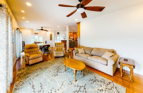 Dundee House | Two-story, lakefront home w/Keuka Lake views from both decks, grill, fireplace
