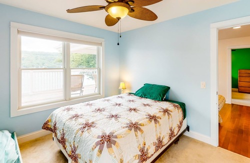 Dundee House | Two-story, lakefront home w/Keuka Lake views from both decks, grill, fireplace