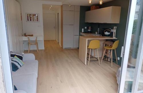 Moulin du Comte Apartment | Ty Jolie Super Grand Studio avec Parking et Terrasse