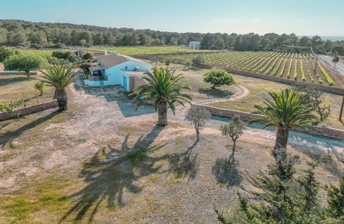 Formentera House | Typical house of Formentera with pool, large porch and garden