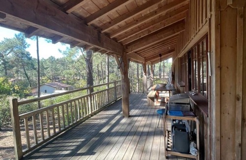 Piraillan House | Typical house in a peaceful setting surrounded by pine trees.