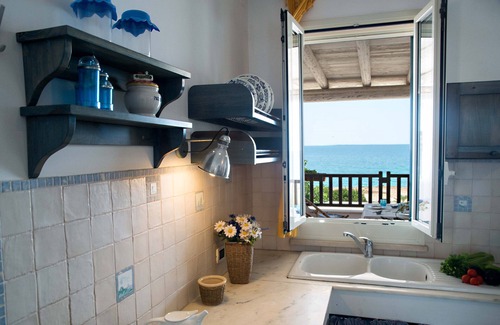 Torre San Giovanni Apartment | Typical Mediterranean home by the sea with large terrace