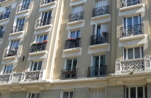 11th Arrondissement Apartment | Typical Parisian apartment 56 m2 at Père Lachaise - balcony view of all of Paris