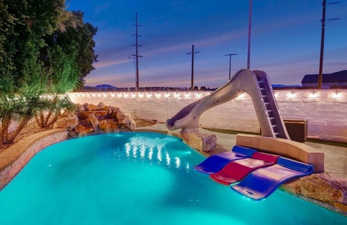 Terra Lago House | Ultimate Fun Oasis 100K Arcade, Waterslide, Courts