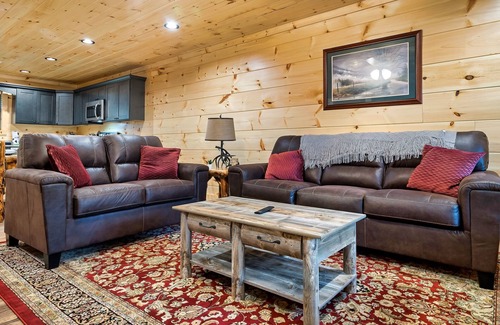 Sevierville Cabin | Ultimate Privacy! Hot Tub and Fun Game Room