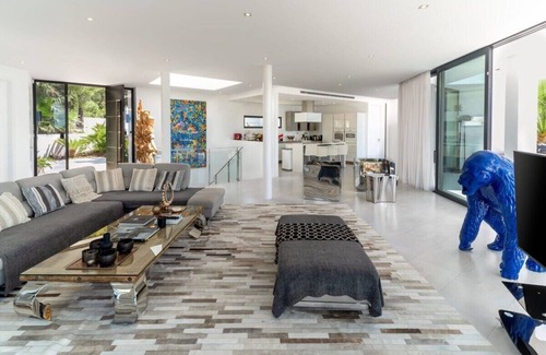 Sant Josep de sa Talaia Villa | Ultra modern luxury villa with sea view in Ibiza