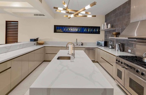 San Jose del Cabo Villa | Ultra Exclusive Beachfront Villa Just Steps from the Sand. Butler Included