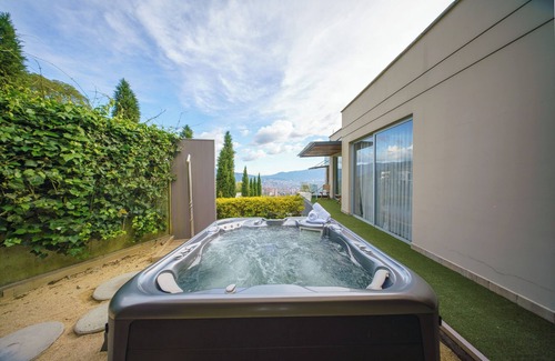 Medellin House | Ultra-Luxury Mansion In Medellin Gym Jacuzzi Daily Maid Barbershop Gameroom Bar