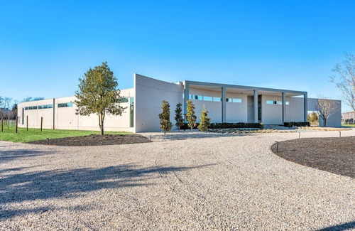 Cutchogue House | Ultra Modern North Fork Estate Walking Distance to Vineyards and Beach!