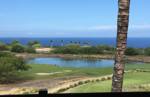 Kamuela Condo | Uninterrupted Sunset, Ocean and Golf Course Views from our Lanai and Interior
