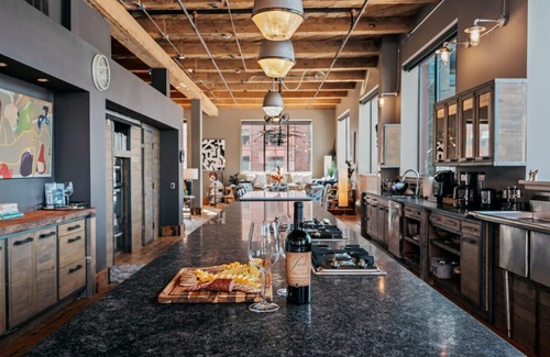 Traverse City Apartment | Unique 4000Sq Ft. 4BR w chef kitchen Boardman Loft