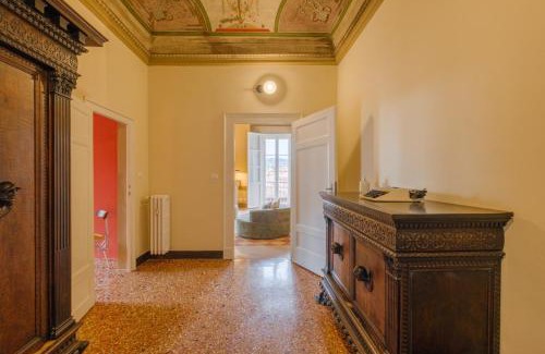 Historic Center Apartment | Unique Bologna Penthouse with Frescoes and Charm