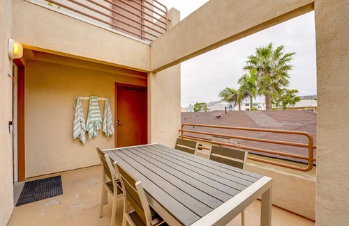 South Mission Beach Condo | Unique & Comfy Oasis: Steps to Beach - Patio Pkg WiFi 3 Bed Sunny San Diego