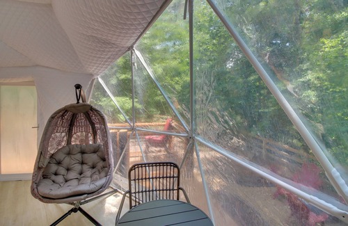 Sparta Apartment | Unique Dome Home w/Deck in Smoky Mountains