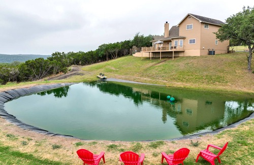 Canyon Lake House | Unique Hill Top Estate w/Pool, Pond, Views, and Close to Lake, River, and More!