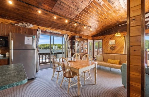 Wolcott House | Unique lake house built overwater on the Great Lakes, Sodus Bay Lake Ontario