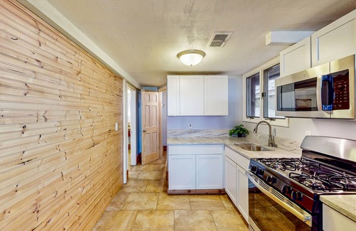 Miller Beach House | Unique lakefront home with amazing views, washer/dryer, deck, & AC