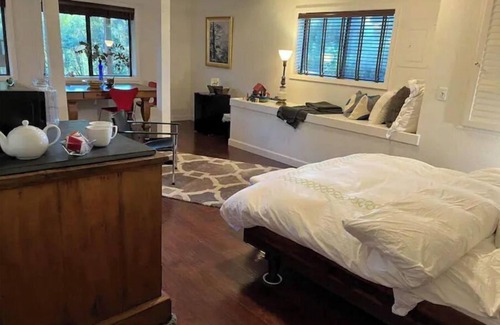 Nicasio House | Unique private access studio with outdoor spa in paradise.