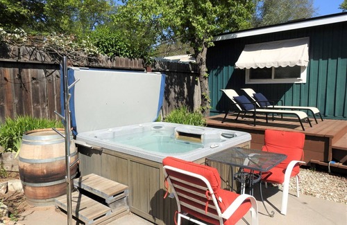 Douglas Flat Apartment | Unique Property: pool, hot tub, gardens, koi ponds, game building!