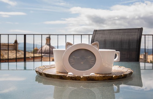 Assisi Apartment | Unique roof-top apt with terrace Assisi center