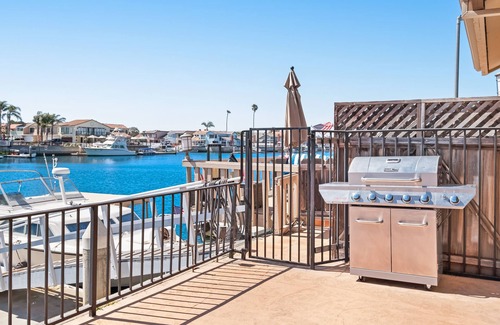 Channel Islands House | Unique & sleek dog-friendly two-level home w/water views, pool table & dock
