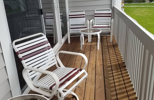 Boyne City Condo | Unique Unit View - Landings Condominium on Beautiful Lake Charlevoix - WIFI