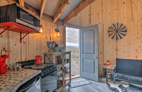Piute County Apartment | Unique Utah Tin Cabin w/Mountain Views!