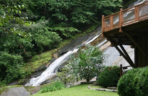 Cullowhee House | Unique Waterfall House Nestled in Mountains
