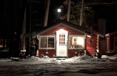Prudenville Cottage | Up North~ Authentic 1950 Log Cottage~Gas Fireplace ~Outdoor Fire Pit