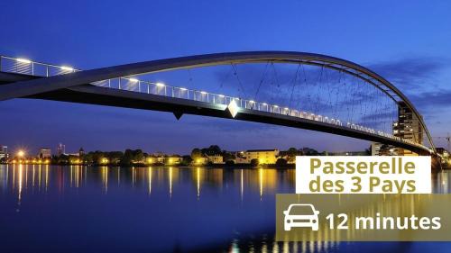 Saint-Louis Apartment | UP, proche frontière Basel, Free parking