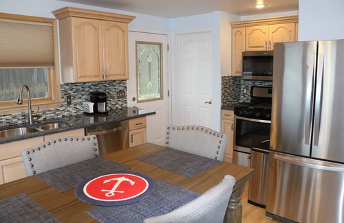 Pigeon Ski Chalet | Updated Chalet with Private Beach & Lakefront on Caseville's Sand Point