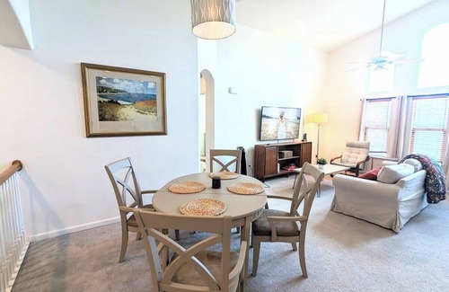Elk Grove Condo | Updated, furnished 2 bd/2bth condo with attached garage in fabulous Elk Grove!
