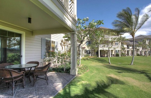 Waikoloa Condo | Updated ground-level condo with A/C, pool, & fitness center
