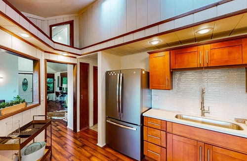 Monte Rio House | Updated home with river view, private hot tub & gas grill - dog-friendly