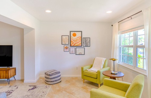 Harbor Village House | Updated, mid-century home with private pool, patio, central AC - near the beach