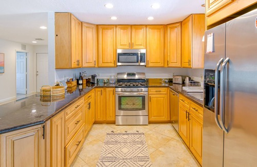 Harbor Village House | Updated, mid-century home with private pool, patio, central AC - near the beach