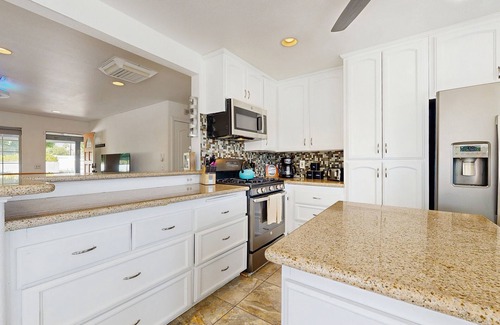 Racquet Club South House | Updated mid-century gem with private pool, spa, gas grill, and free WiFi