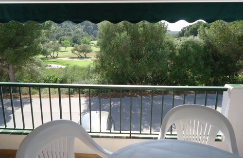 Son Parc Apartment | Upgraded, traditional-style apartment with balcony overlooking golf course.